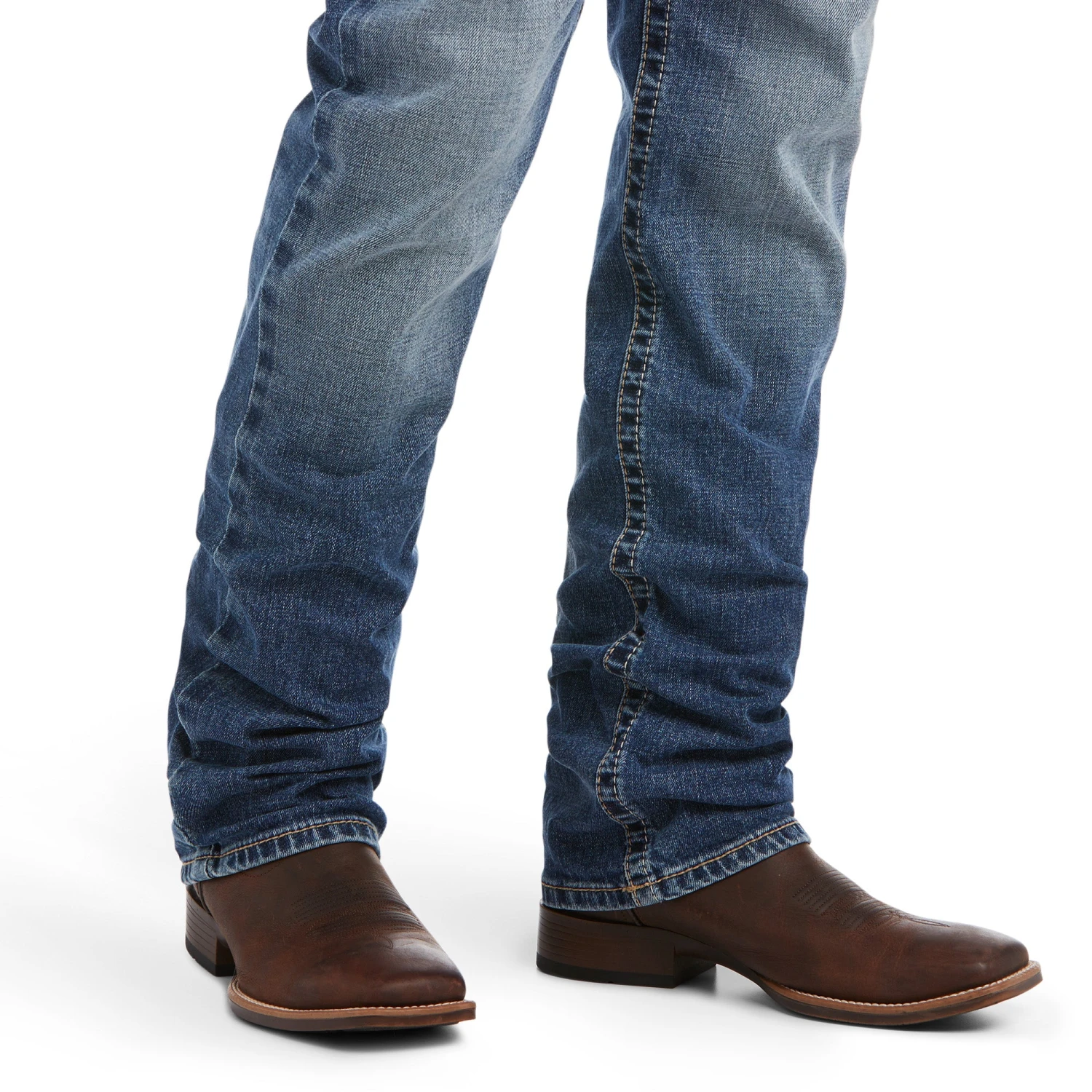 Men's Ariat M4 Low Rise Stretch Longspur Stackable Straight Leg Jean #10036879 6 Men's Ariat M4 Low Rise Stretch Longspur Stackable Straight Leg Jean #10036879 - Image 6