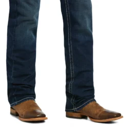Men's Ariat M5 Straight Stretch Remming Stackable Straight Leg Jean #10040746 -Cowboy Couture Shop 091b35b6e1d019845c7bce2405690fa0