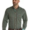 Men's Rough Stock Button Down Shirt #RSMSOBRYT3