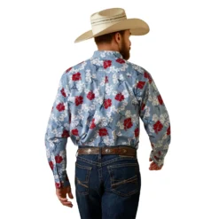Men's Ariat Wrinkle Resist Western Aloha Stretch Classic Fit Button Down Shirt #10044018X -Cowboy Couture Shop 1c6235552975b47961cf1cfd57b5d457 1e777102 528a 4d42 b8f6 3980734679a5