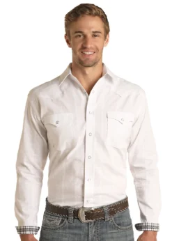 Men's Rough Stock Snap Front Shirt #RSMSOSRZCZ