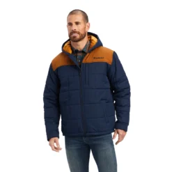 Men's Ariat Navy Crius Insulated Jacket #10041648