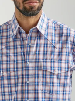 Men's Wrangler Wrinkle Resist Snap Front Shirt #112324686 -Cowboy Couture Shop 230c03a6661571755478ab5d33927cdc