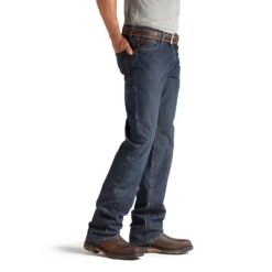Men's Ariat M4 Low Rise Boot Cut Fire Resistant Jean #10012555 -Cowboy Couture Shop 27068 10012555 side