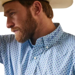 Men's Ariat Team Logo Button Down Shirt #10043854 -Cowboy Couture Shop 28fcf8bb3002bbfc58da260e96e6c320