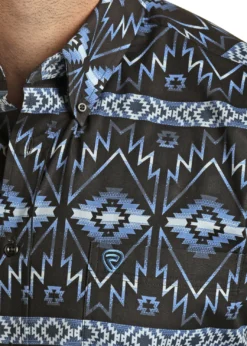 Men's Rock & Roll Cowboy Button Down Shirt #RRMSODR0PU -Cowboy Couture Shop 2d4d0182841b48b26215a4a2c502ed11