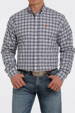 Men's Cinch Button Down Shirt #MTW1105337WHT -Cowboy Couture Shop 3671844527afaf5483790f06dce06818