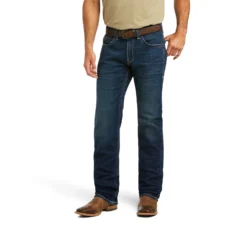 Men's Ariat M5 Straight Stretch Remming Stackable Straight Leg Jean #10040746 -Cowboy Couture Shop 4a61af5d2b7c2bc31ea3347589cf24f1