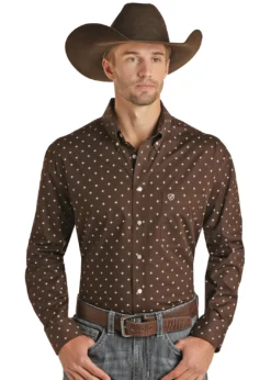 Men's Rock & Roll Cowboy Button Down Shirt #RRMSODRZ0G