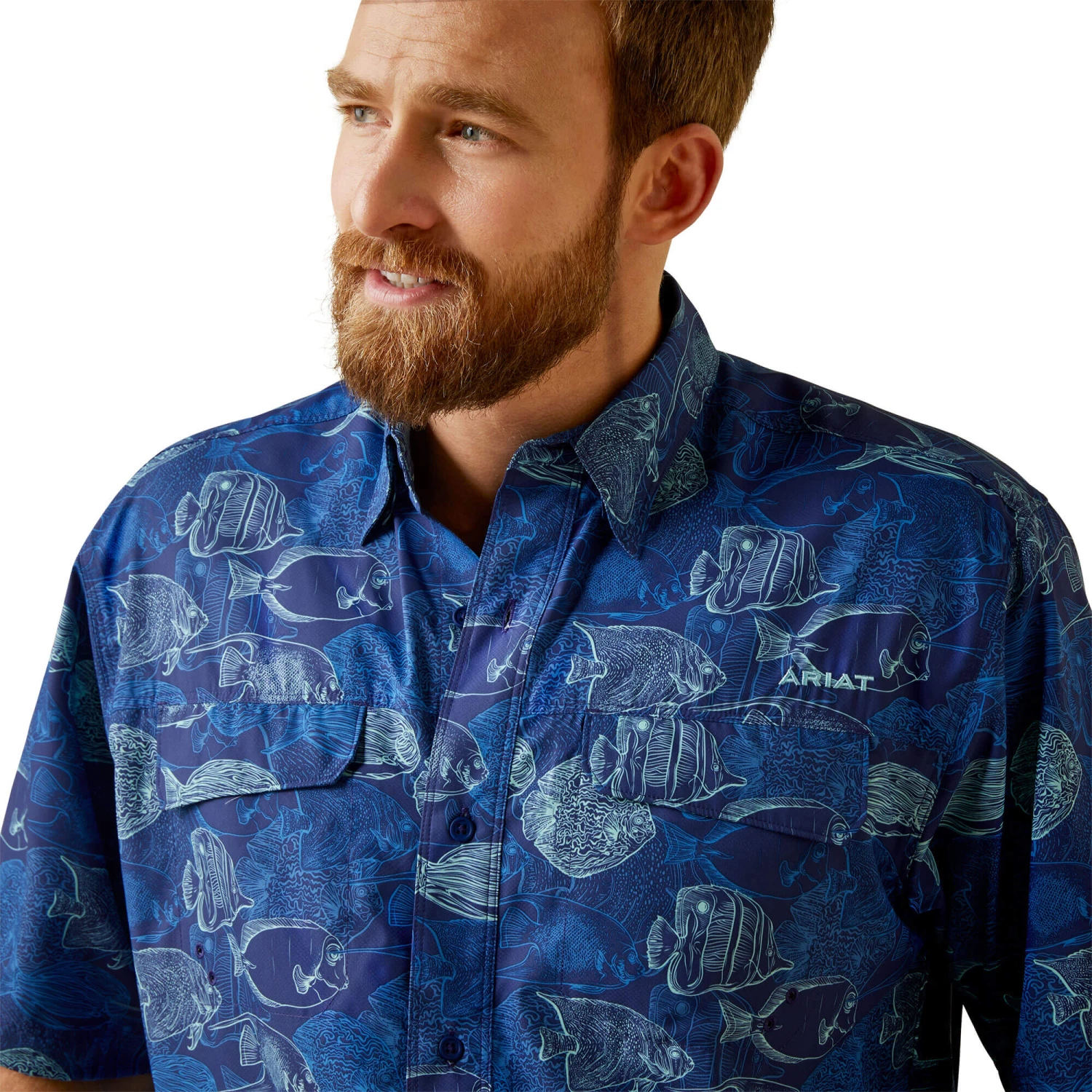 Ariat Men's VentTEK Outbound Classic Fit Shirt #10045023X 4 Ariat Men's VentTEK Outbound Classic Fit Shirt #10045023X - Image 4