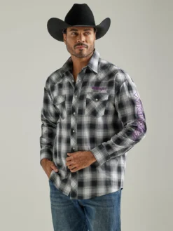 Men's Wrangler Logo Snap Front Shirt #112327777