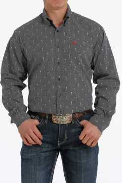 Men's Cinch Button Down Shirt #MTW1105315BLK -Cowboy Couture Shop 5c529ae7cb6dc6ab69d469d59ae09c26