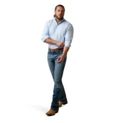 Men's Ariat Solid Slub Classic Fit Button Down Shirt #10045025 -Cowboy Couture Shop 6c95c05cb70eb504f16295fdad201c90