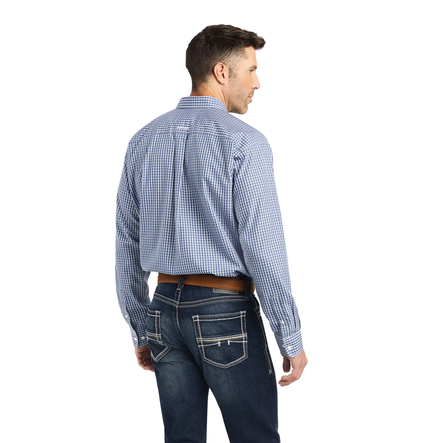 Men's Ariat Wrinkle Free Ellison Classic Fit Button Down Shirt #10042287 4 Men's Ariat Wrinkle Free Ellison Classic Fit Button Down Shirt #10042287 - Image 4