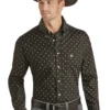 Men's Rock & Roll Cowboy Button Down Shirt #RRMSODRZ1B