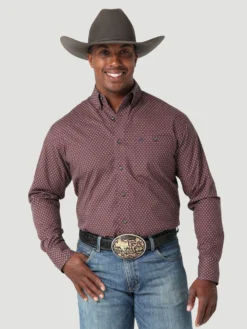Men's Wrangler Button Down Shirt #112317053