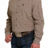 Men's Cinch Plaid Button Down Shirt #MTW1105491