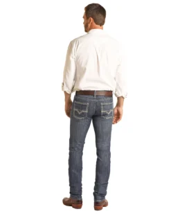 Men's Rock And Roll Cowboy Slim Fit Stretch Skinny Jean #RRMD2MRZSB