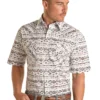 Men’s Rough Stock Snap Front Shirt #RSMS1SX1A5