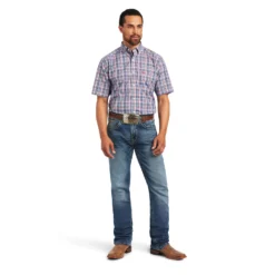 Men's Ariat Pro Series Flint Classic Fit Button Down Shirt #10040556X (Big And Tall) -Cowboy Couture Shop 8d604fa46fa8d3ee8dbcf528c383a26f 68b59285 a1f8 4db2 8a3b a1a15f507690