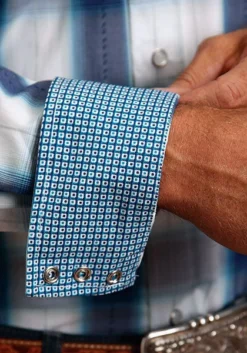 Men's Stetson Snap Front Shirt #11-001-0478-5011BU -Cowboy Couture Shop 8f9499dc536773c4f09efef2e8438a13