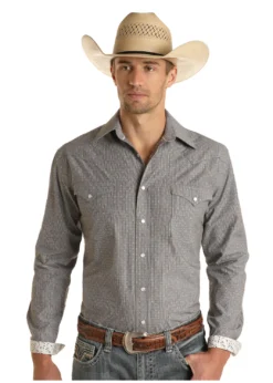 Men's Rough Stock Snap Front Shirt #RSMSOSR1A8
