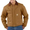 Men's Carhartt Duck Traditional Jacket #J002BRN (Big And Tall)