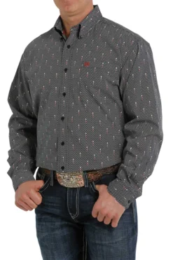 Men's Cinch Button Down Shirt #MTW1105315BLK