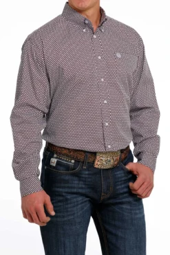 Men's Cinch Purple Button Down Shirt #MTW1105482 -Cowboy Couture Shop cbaf553fabba17cfe7a15a03926bc676