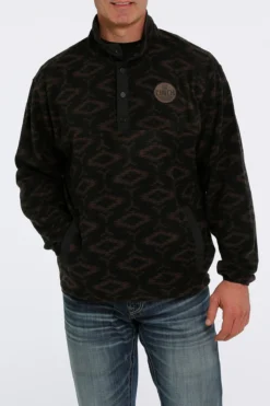 Men's Cinch Aztec Printed Polar Fleece Pullover #MWK1514015 -Cowboy Couture Shop db2b577d8c4b6c2c754ed0d5282f5229