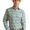 Men's Rough Stock Snap Front Shirt #RSMSOSRZDR