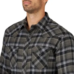 Men's Wrangler Retro Snap Front Flannel Shirt #112318786X -Cowboy Couture Shop e0f00b6cb0a0aa83c7f1e2d05bbd4004 scaled