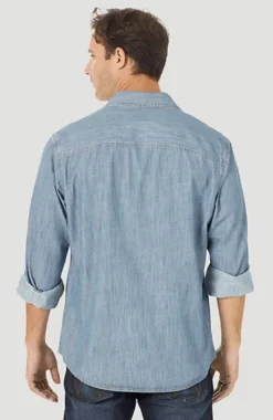 Men's Wrangler Retro Button Down Shirt #112317202X -Cowboy Couture Shop f4bebe1e556ab35a3f507d2ce848be1e