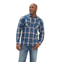 Men's Ariat Huntleigh Retro Fit Snap Shirt #10041772